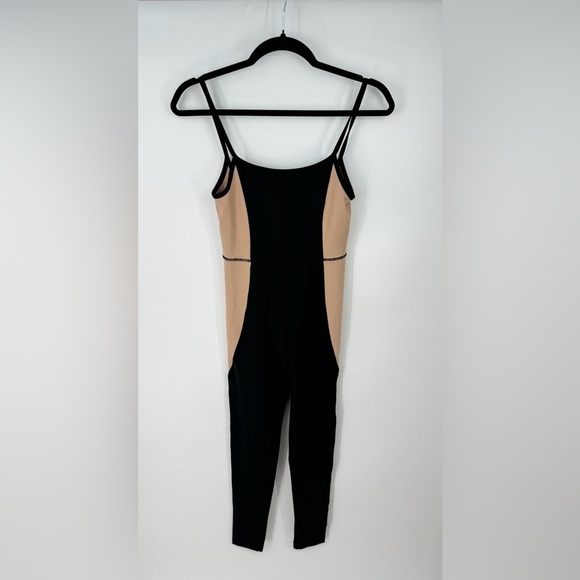 Le Fou Wilfred Panel Spaghetti Strap High Waisted Jumpsuit - Picture 1 of 4
